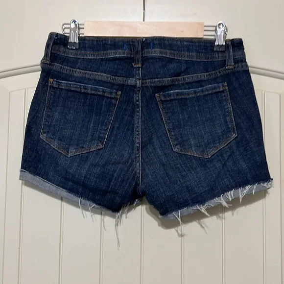 Studio Blue Distressed Denim Shorts - Picture 3 of 4